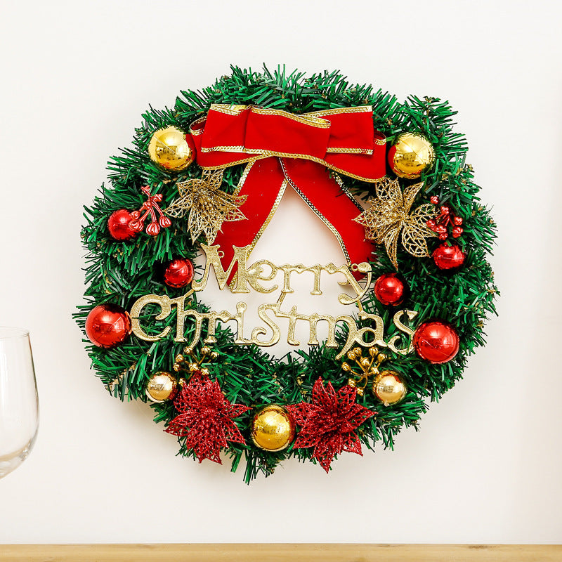 Creative Christmas Door Wreath Christmas Decoration Artificial Garland Wreaths For Car Home Window Wall Decoration