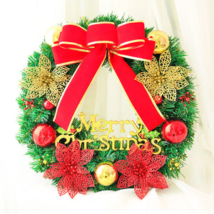 New Year Decorations Christmas Wreath Door Hanging