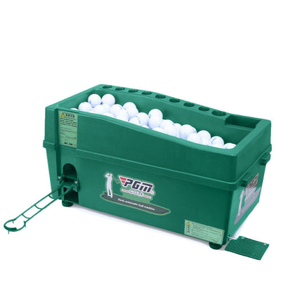 Semi-automatic Golf Ball Machine With Golf Clubs Holder