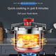6L Stainless Steel Pressure Cooker – Safe & Energy-Saving