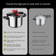6L Stainless Steel Pressure Cooker – Safe & Energy-Saving