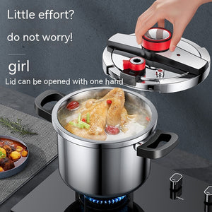 6L Stainless Steel Pressure Cooker – Safe & Energy-Saving