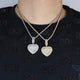 Heart-shaped Zircon Pendant European And American Style