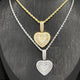 Heart-shaped Zircon Pendant European And American Style