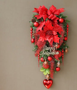 Jinghua Christmas Wreath Door Decoration Wall Hanging