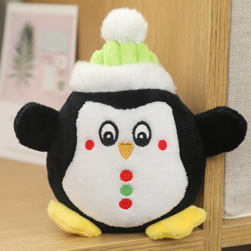 Dog pet plush Christmas toys containing BB