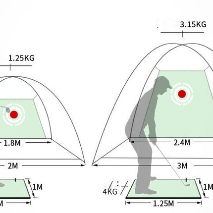 Indoor And Outdoor Golf Practice Network