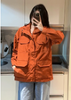 Veste légère orange rouille