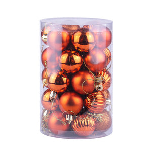 34 Christmas Ball Set 4cm Christmas Ornaments