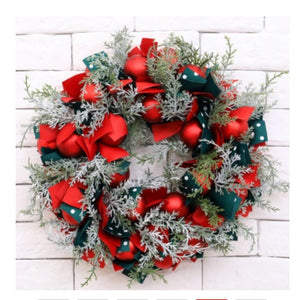 Shopping Mall Hotel 40CM Christmas Wreath Pendant