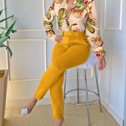 Elegant Office Wear Two Piece Sets