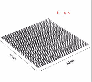 Barbecue Non-Stick Wire Mesh Grilling Mat Reusable Cooking Grilling Mat For Outdoor Activities