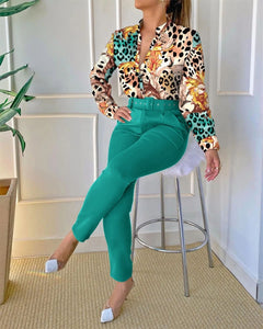 Elegant Office Wear Two Piece Sets