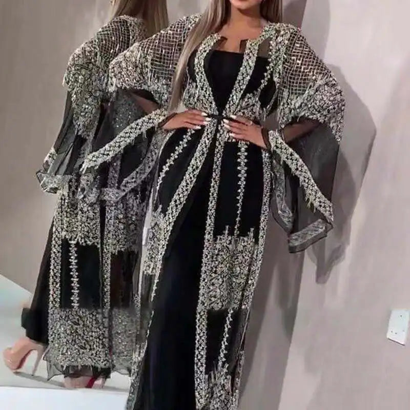 Abaya de lujo de clase alta