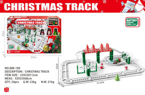 Christmas Series Electric Rail Car Educational Toys