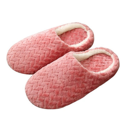 Pantuflas de algodón para parejas navideñas