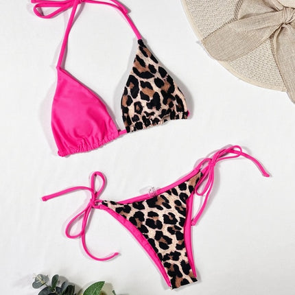 Ellolace Leopard 2 Piece Bikini Set