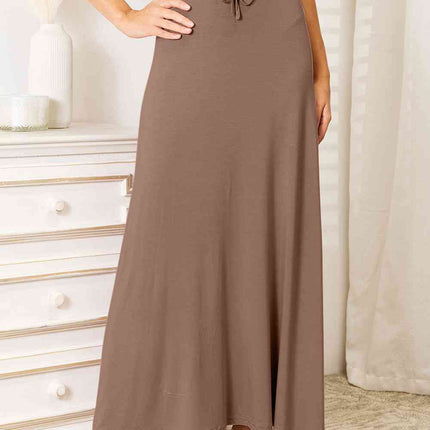 Full Size Soft Maxi Skirt