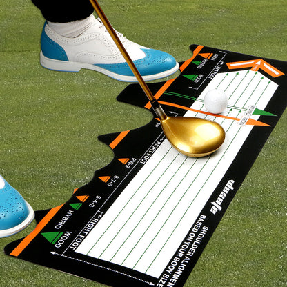 Golf Beginner Swing Standing Posture Auxiliary Pad