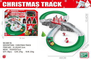 Christmas Series Electric Rail Car Educational Toys