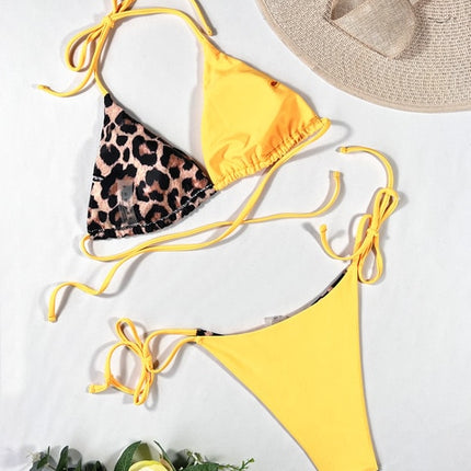 Ellolace Leopard 2 Piece Bikini Set