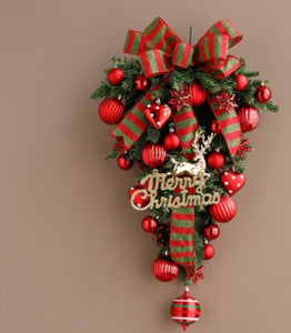 Jinghua Christmas Wreath Door Decoration Wall Hanging