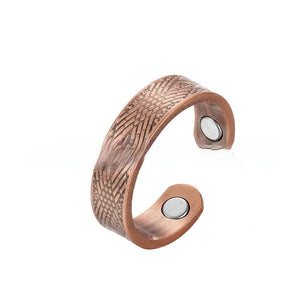 Pure Copper Magnetic Ring – Stylish Open Energy Band