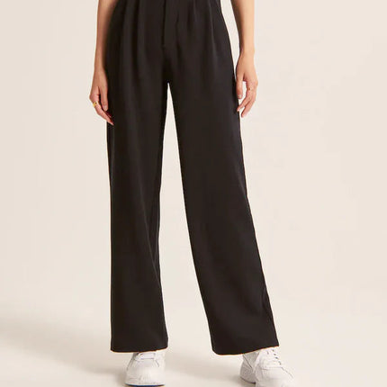 Light Wide-Leg Tailored Pants