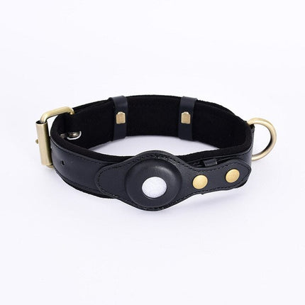 Collier pour chien anti-perte en cuir