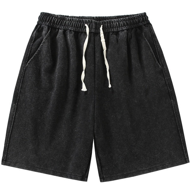 Shorts deportivos de algodón desgastado de verano