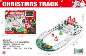 Christmas Series Electric Rail Car Educational Toys