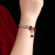 Cinnabar Purple Gold Sand Bracelet Wheat Section