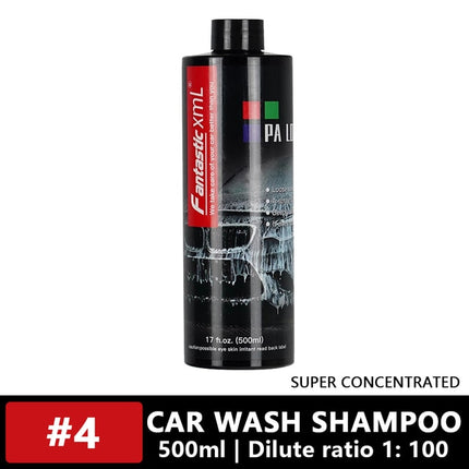 Shampoing pour lavage de voiture, super mousse