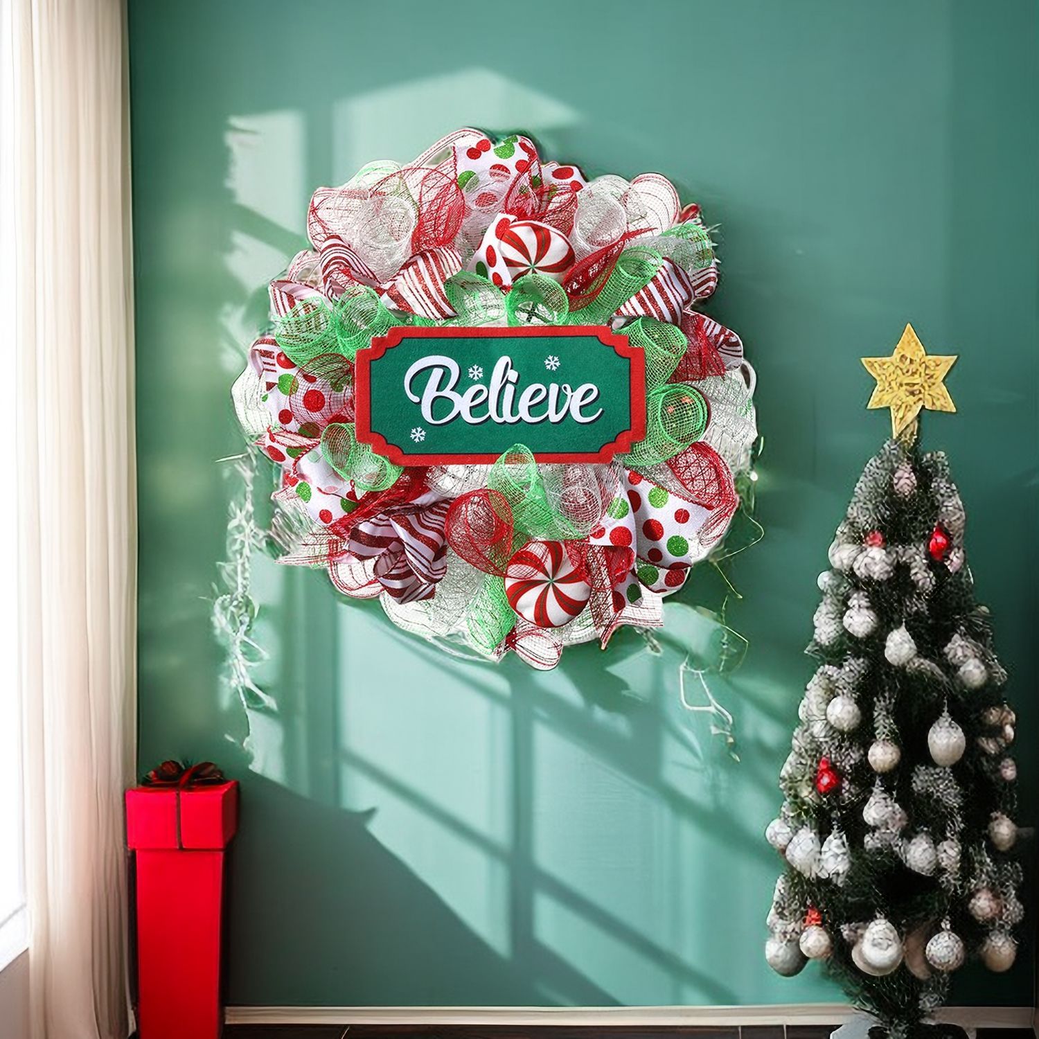 Christmas Wreath Garden Wreath Holiday Decoration