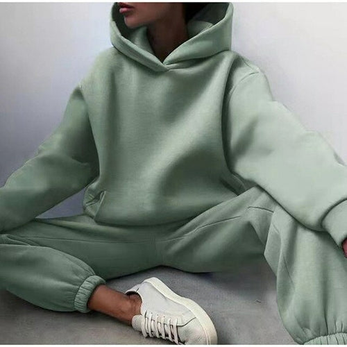 Conjuntos de sudadera con capucha de invierno