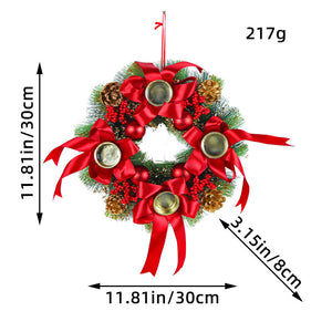 Christmas Candlestick Wreath Wedding Decoration