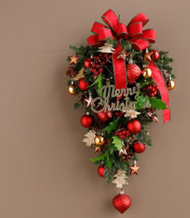 Jinghua Christmas Wreath Door Decoration Wall Hanging