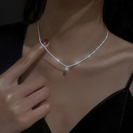 Collier chaîne clavicule scintillante