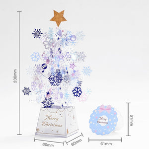 Christmas Tree Pop-Up Card 3D Card Christmas Greeting Card