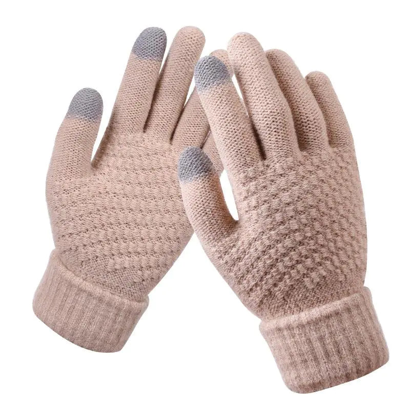 Touch screen Knit Gloves