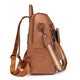 Vintage Leopard Print Large Capacity Fashion Backpack