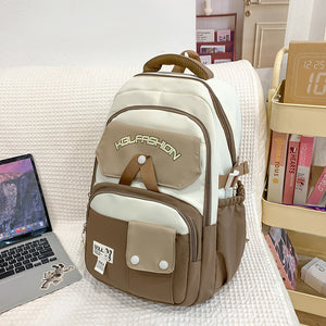 Student Schoolbag with Spine Protection – Large Capacity
