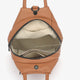 PU Leather Backpack – Soft, Practical Zipper Handbag