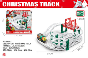 Christmas Series Electric Rail Car Educational Toys