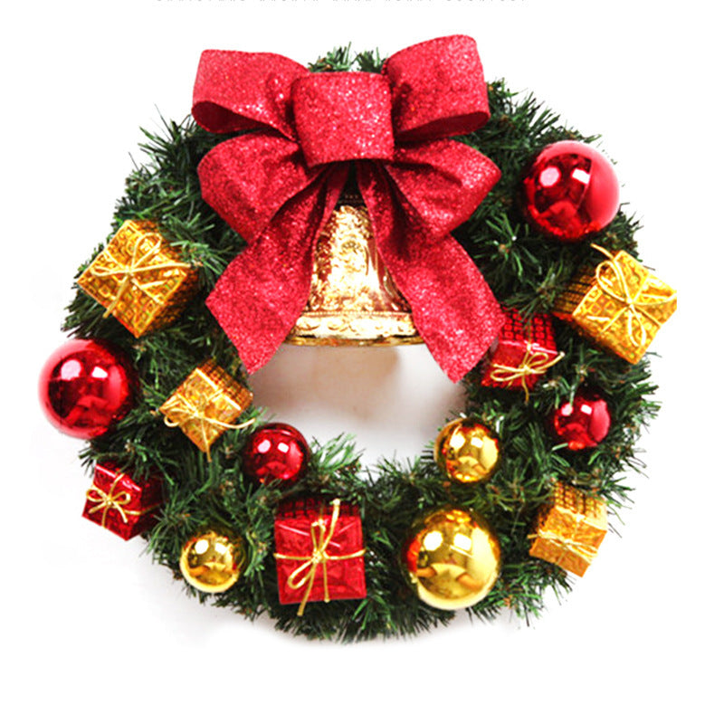 Creative Christmas Door Wreath Christmas Decoration Artificial Garland Wreaths For Car Home Window Wall Decoration