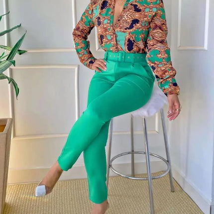 Elegant Office Wear Two Piece Sets