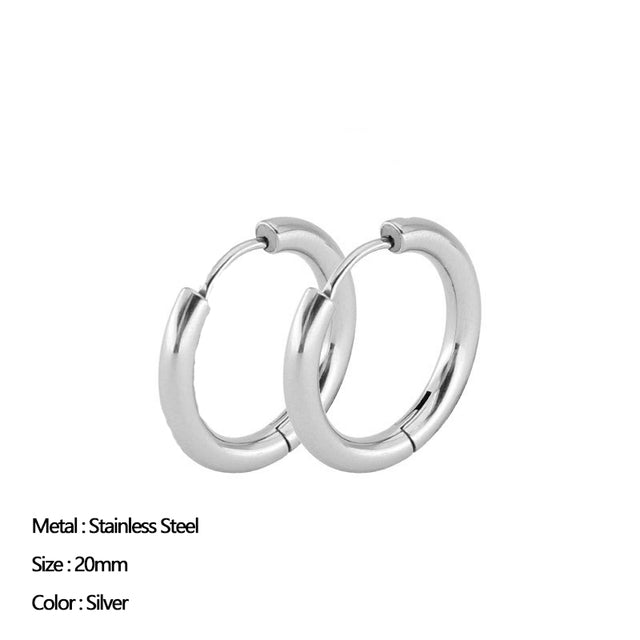 Classic Stainless Steel Ear Buckle