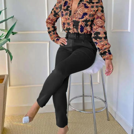 Elegant Office Wear Two Piece Sets