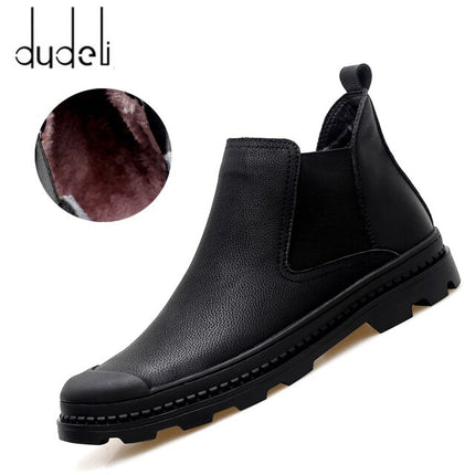 Chaussures en cuir pour hommes chauds