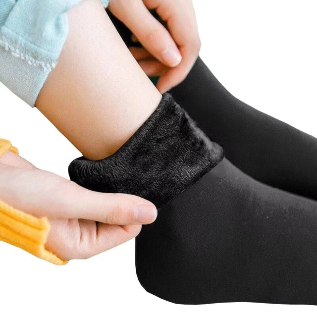 Los calcetines gruesos añaden terciopelo.